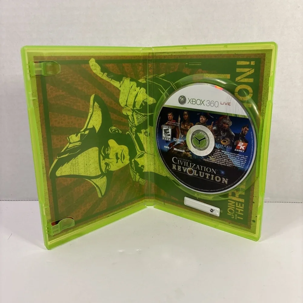 Civilization Revolution Xbox 360 – Tested, CIB Works Great